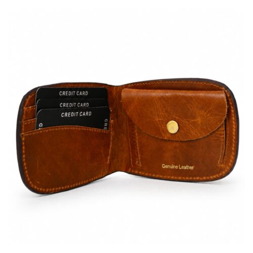 Lumen Bi Fold Butterfly Design Wallet for Men
